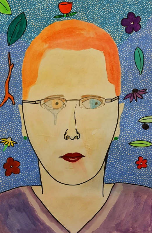 Expressive Self Portraits Lesson - ART ED GURU
