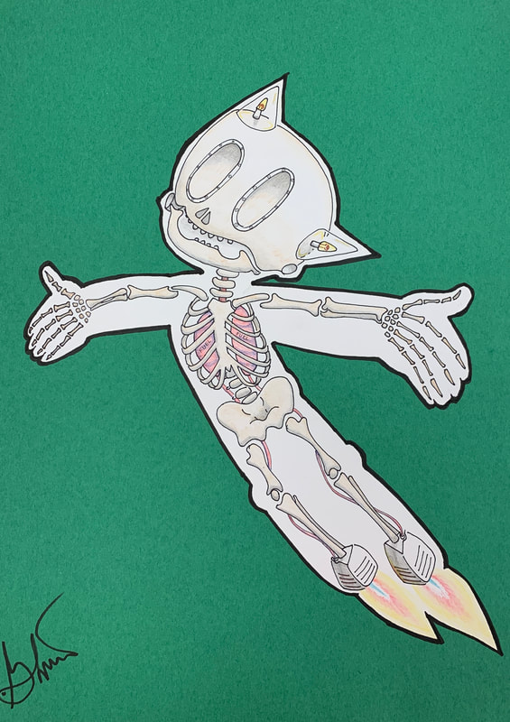 Cartoon Skeletons - ART ED GURU