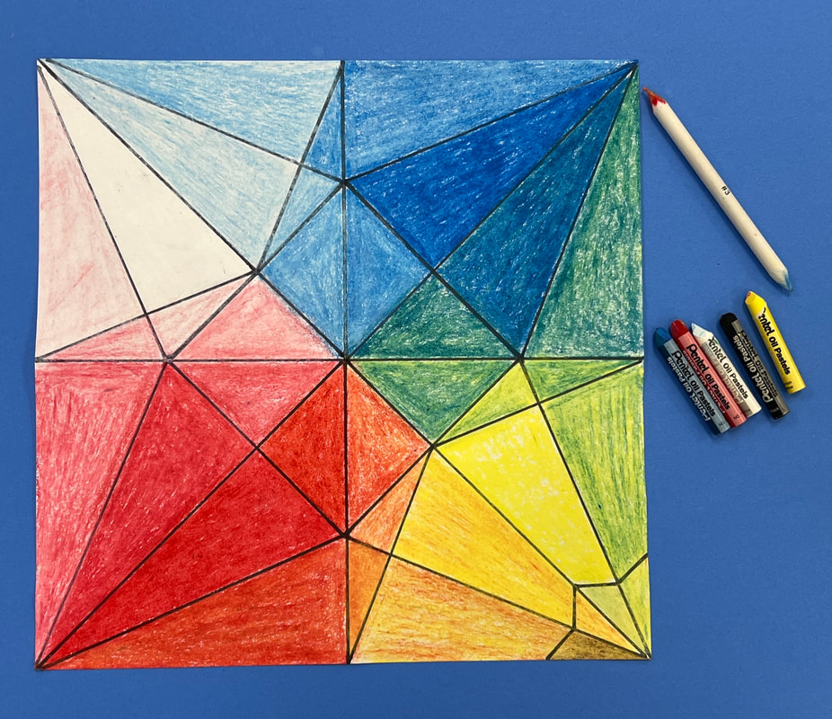 Origami Color Wheels - ART ED GURU